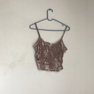 Velvet tank top